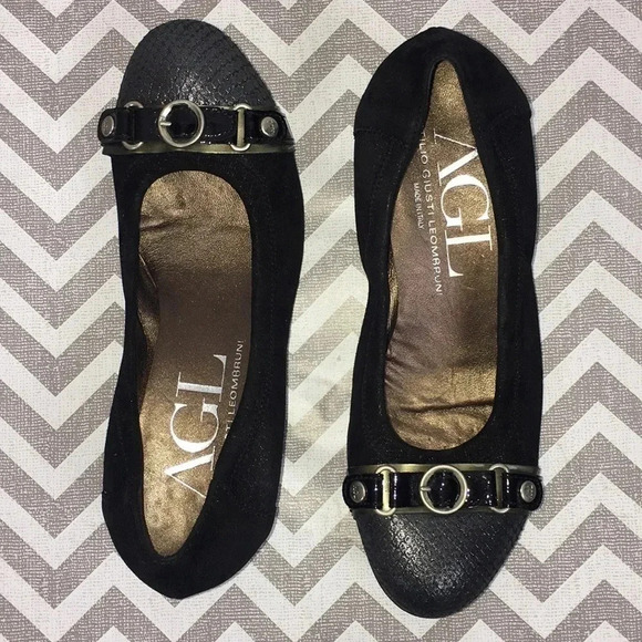 AGL Suede Cap Toe Shoes - Picture 7 of 7